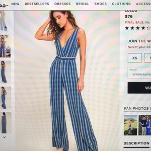 Lulus jumpsuit